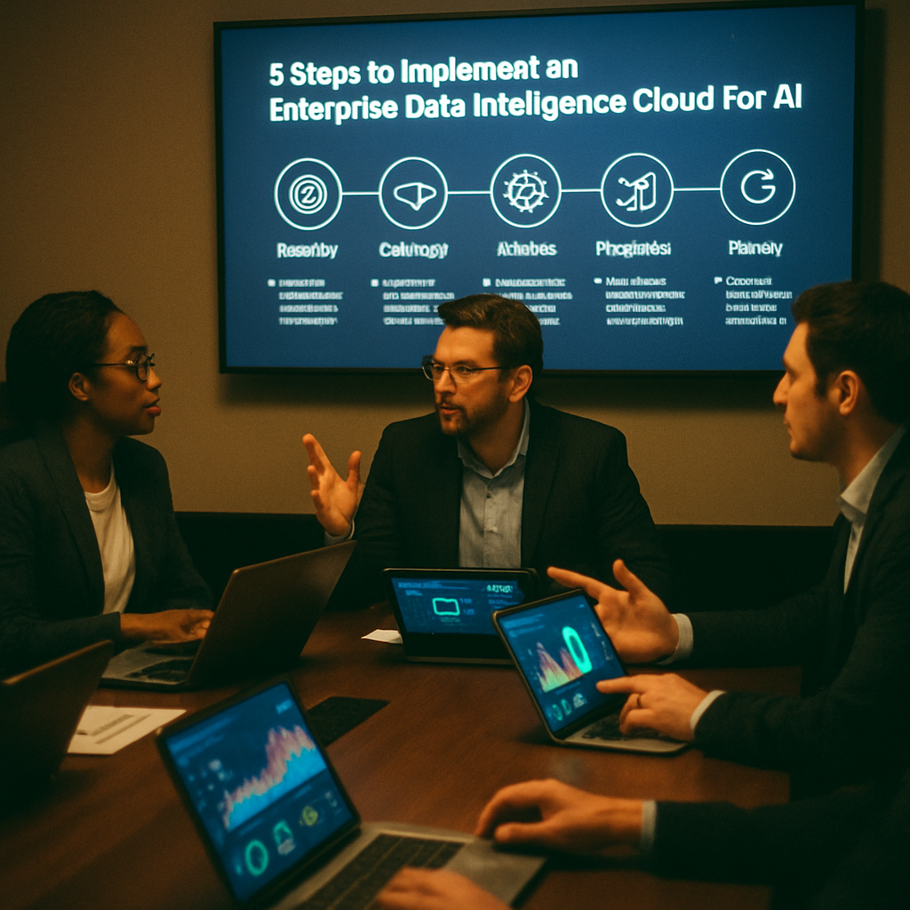 5 Steps to Implement an Enterprise Data Intelligence Cloud for AI Effectively the First Time