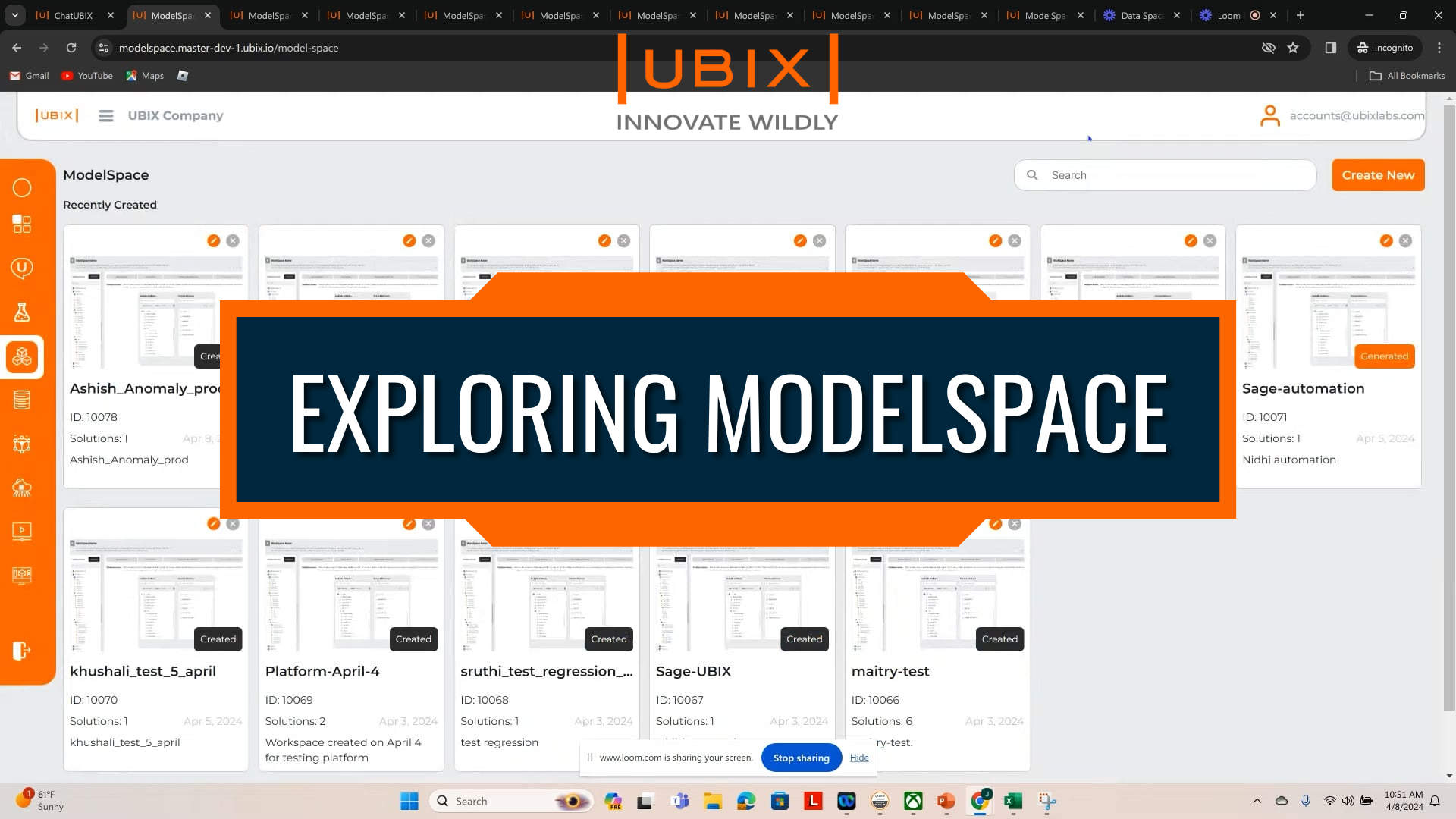 Exploring ModelSpace