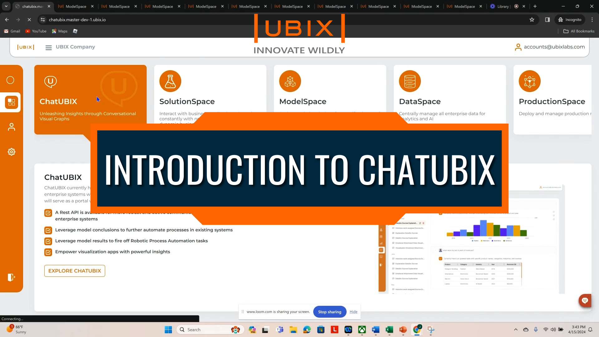 Introduction to ChatUBIX