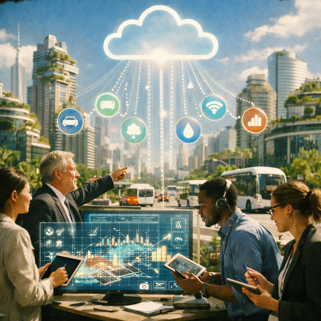 A Data Intelligence Cloud for Citywide Observability and Scenario Planning